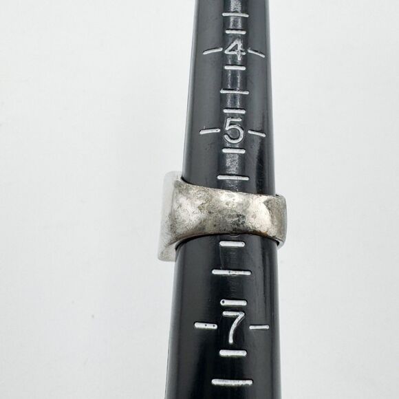 Lia Sophia Silver Tone Mother of Pearl Mosaic Ring Modern Square Statement - Picture 10 of 10